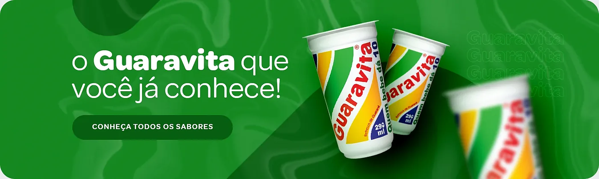 O Guaravita que você já conhece! Conheça todos os sabores
